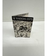 VINTAGE FOOTBALL OAKLAND RAIDERS MINI 1979 SCHEDULE WINNINGEST TEAM - €4,35 EUR