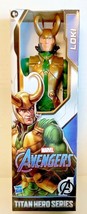 NEW Hasbro Titan Hero Series Marvel Avengers LOKI 12-inch Action Figure E7874 - £27.19 GBP