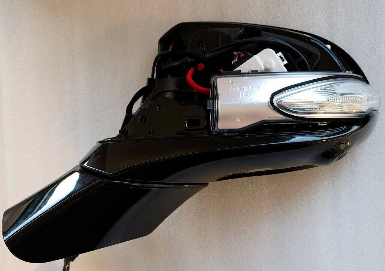 LH driver side door mirror with BSM + BVM camera. OEM for 2019-2020 Sant... - $99.92