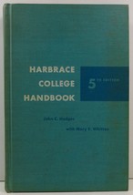 Harbrace College Handbook by John C. Hodges and Mary E. Whitten - £3.92 GBP