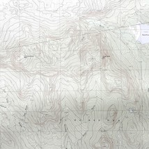 Map Tumbledown Mountain Maine 1989 Topographic Geo Survey 1:24000 27 x 2... - $44.99