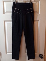 Zara Basic Women Zipper Black Pants Size XS - £7.96 GBP