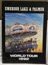 EMERSON, LAKE &amp; PALMER - VINTAGE 1992 WORLD TOUR BOOK CONCERT PROGRAM - ... - $301.55 MXN