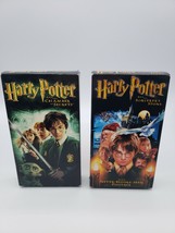 Harry Potter and the Sorcerers Stone AND Chamber of Secrets lot of 2 VHS movies! - £8.51 GBP