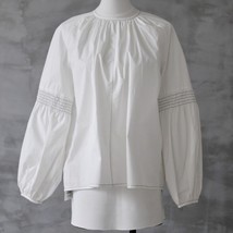 LYEEYNNR Japan Style Lantern Sleeve Shirts Women O Neck Loose Vintage French Blo - £135.84 GBP