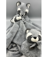 Little Miracles 3 Pc Lovey Rattle Security Blanket Set Plush Baby Gray - $373.62 MXN