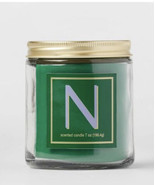 7oz Scented Monogram Letter Candle with Gold Matte Lid - Opalhouse-Sweet... - $16.71