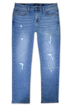 Lucky Brand Men&#39;s Destroy Blue Wash 410 Athletic Slim Jeans, 40W x 30L L... - $53.96