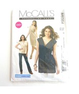 McCall&#39;s M6354 Sewing Pattern Top Tunic Dress Sashiko Embroidery XS - M ... - $9.49