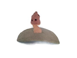 Ceramic Mushroom Sculpture Figurine Handmade Matte Green Stoneware Home Decor - £164.74 GBP