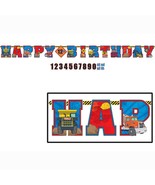 Tonka Trucks Jumbo Letter Banner Happy Birthday Supplies 1 Per Package New - $163.47 MXN