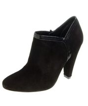 Nine West Dark Gray Grey Suede Taglia Bootie NIB - $48.51