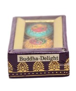 Handmade Buddha Delight Fragrance Natural Solid Perfume 2Mini Brass Jar ... - £7.58 GBP