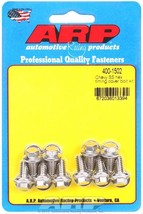 SBC 305 327 350 Camaro Trans Am Engine Timing Cover Bolts Stainless 6-PT... - $28.46