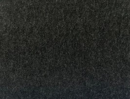 Jb Martin Nevada Plush Mohair Intaglio Dark Gray Velvet Fabric 1.6 Yards 55&quot;W - £70.61 GBP