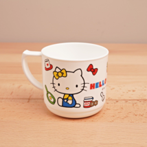 Sanrio Hello Kitty Cup 3” With Handle  Hello Kitty Plastic Mug Daiso 8OZ NEW - £5.27 GBP