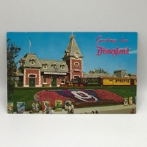 Disneyland Magic Kingdom Entrance Vintage Postcard - £5.17 GBP