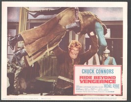 Ride Beyond Vengeance 11&quot;x14&quot; Lobby Card Chuck Connors - £21.75 GBP