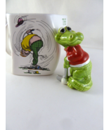 Vtg Golf Mug THE RESULTS OF OVER-SWING 1991 Korea + Alligator golfing fi... - $21.71 CAD
