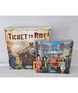 New Ticket To Ride by Alan R Moon Train Adventure Board Game &amp; LONDON Ex... - $41.53