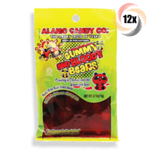 12x Bags Alamo Candy Co Gummy &amp; Bloody Bears Sweet &amp; Sour Chamoy Chili | 2.7oz - £29.15 GBP