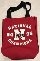 Nebraska Cornhuskers 1995 National Champions Canvas Tote Bag NCAA Football - $19.95