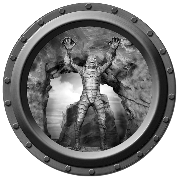 Primary image for Creature from the Black Lagoon - Porthole Wall Decal