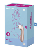 SATISFYER PRO 2 + VIBRATION RECHARGEABLE CLITORAL AIR PULSE STIMULATOR - £53.10 GBP