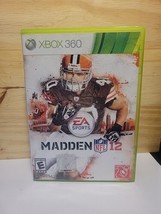 Madden NFL 12 (Microsoft Xbox 360, 2011) NFL Tested Works Great  - $6.65