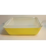 Pyrex VTG Yellow 503-B Baking Dish with Lid Sunshine Backstamp 1949-1959 - $28.00