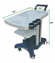 1 PC Portable 3 Holes Mobile Trolley Cart for Ultrasound Imaging Scanner System - £218.68 GBP