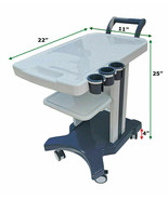 1 PC Portable 3 Holes Mobile Trolley Cart for Ultrasound Imaging Scanner... - £213.10 GBP