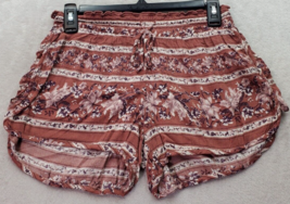 American Eagle Outfitters Shorts Women&#39;s S Multi Floral Elastic Waist Drawstring - £11.69 GBP