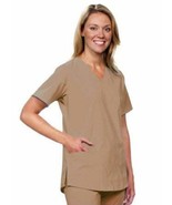 Nu Dimension Women&#39;s 5003 Two-Pocket V-Neck Top XS, 2XL 3XL - $19.99