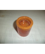 Orange Resin Candle Holder  - $10.90 CAD