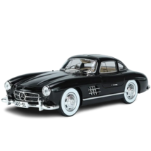 Black nobox 1: 24 Mercedes Benz 300SL Street Car Simulation Alloy Model - £25.25 GBP