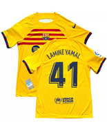 2022/23 Barcelona Fourth Jersey #41 lamine Yamal /RARE/FREE SHIPPING TO USA - $123.47 CAD
