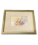 Original Watercolor &quot;The Flower Basket&quot; by Barbara Weingarden  - $19.75 CAD
