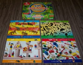 Briarpatch I Spy Little Animals 4 Puzzles In Box Ages 3+ - £11.94 GBP