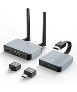 Wireless HDMI Transmitter and Receiver - Plug &amp; Play 2.4/5GHz Streaming ... - $104.45