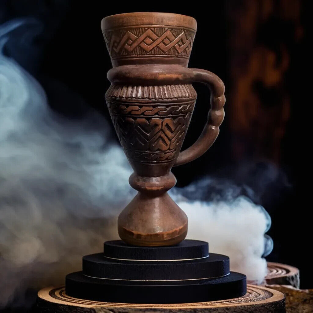 Bakuba Palm Wine Cup, Democratic Republic of Congo, Central African Trib... - $139.89
