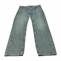 Levi&#39;s 559 Jeans Men&#39;s 34 X 32 Blue Denim 5-Pocket Straight Leg Mid-Rise Zip Fly - $25.15