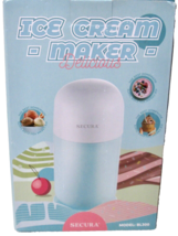 New Secura Ice Cream Maker Mini Electric Ice Cream Machine - Blue - £18.93 GBP