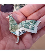 Dollar Origami ROOSTER w/ REAL MONEY Handmade Animal BirdChristmas Cash ... - $15.00+