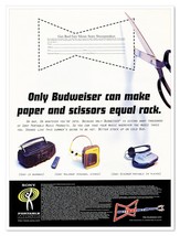 Budweiser Get Bud Get Music Sweepstakes Sony Vintage 1997 Print Magazine Ad - £7.73 GBP