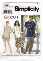 Simplicity 7221 2 Hour Top Pants Skirt 26W-32W FF Partial Missing Instructions - £7.40 GBP