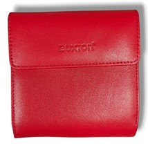 Vintage Buxton Womens Wallet Red Genuine Leather Coin Pocket Accordion Slots - $19.95