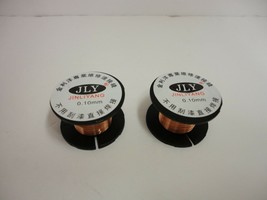 2 Pack Lot 0.1mm Reel Thin Copper Soldering Enameled Wire SmartPhone Repair Lead - £8.25 GBP