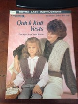 Quick Knit Vests. Leisure Arts Leaflet 346 - £12.76 GBP
