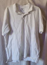 Men Faded Glory White Size Lg. 42-44 Three Button Pullover Shirt Casual ... - £7.07 GBP